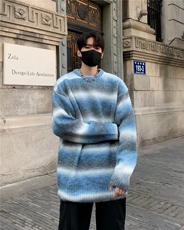 美式圆领毛衣男慵懒风休闲针织衫R3103P55，男装针织衫/毛衣，星座1116-2