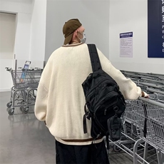 美式圆领毛衣男慵懒风休闲针织衫X739P40，男装针织衫/毛衣，星座1116-2