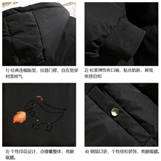 MY16040-P100加厚加绒连帽衣男大码服男面包服男砖墙挂拍，男装棉衣，电商A040A