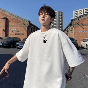 麂皮绒！重磅麂皮绒短袖t恤男JPDX196-特P 19 控38图片