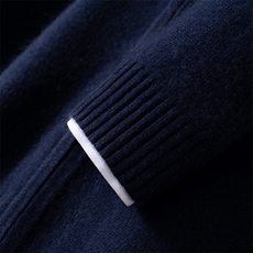 2025秋冬百搭时尚简约加厚开衫舒适简约，男装羊绒套衫，艾驰羊绒