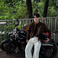 秋季短款翻领夹克宽松时髦罗密欧绒外套1001-1-JK529-P80，男装夹克，星座1001-1