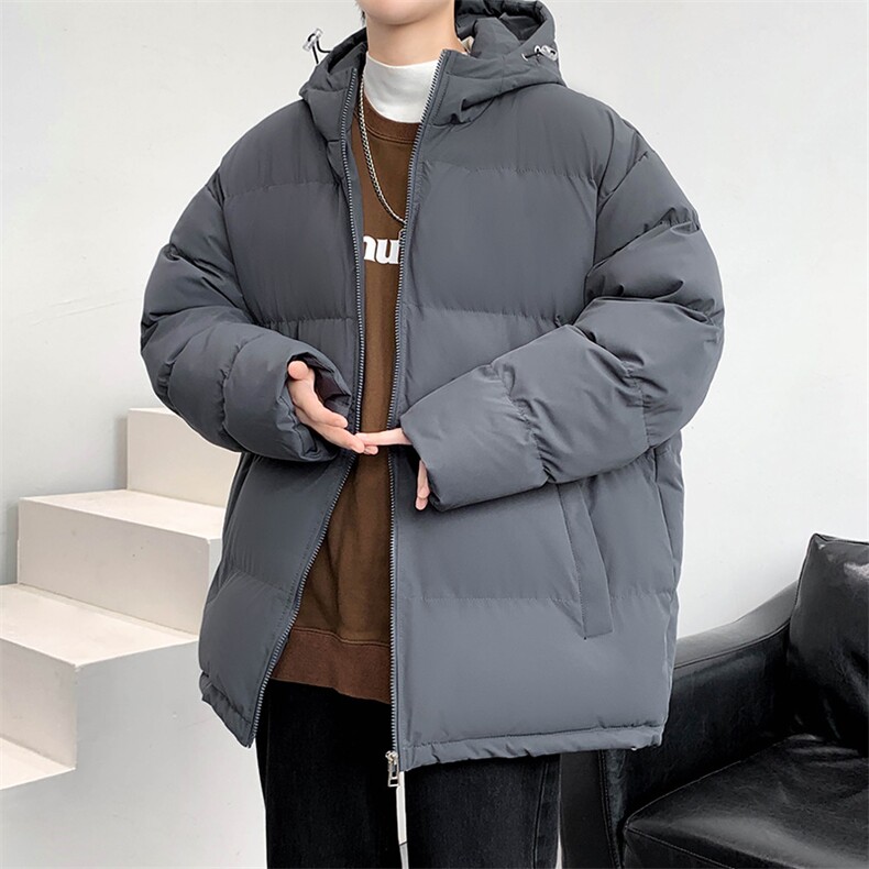 冬上新学生加棉加厚棉服2023休闲简约连帽棉衣外套男女9979-P80,男装棉衣,电商A441-1
