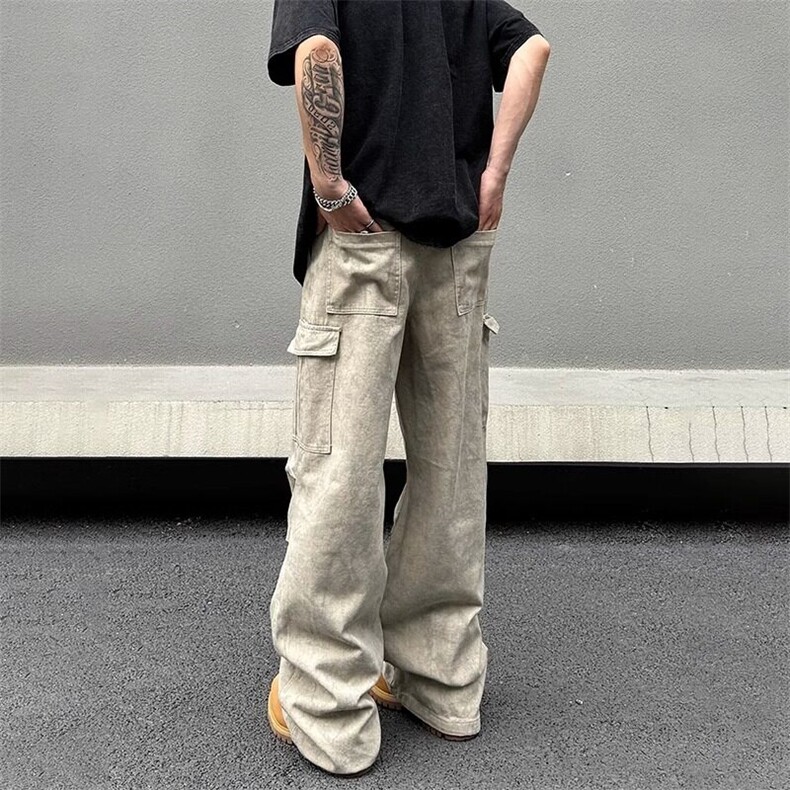 2025新款男牛仔裤春秋青少年微弹直筒裤,男装牛仔裤,星座506A