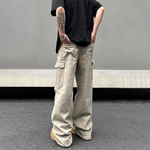 2025新款男牛仔裤春秋青少年微弹直筒裤图片