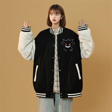中性风春秋季情侣棒球服男女休闲夹克女时尚外套男BQF291-P50，男装夹克，电商B371
