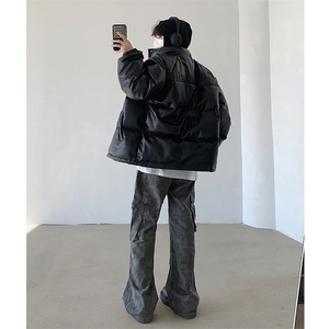冬季加厚情侣棉服外套面包服男保暖皮棉衣   MF02-特P105图片