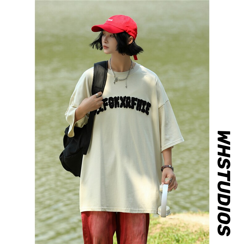 露营海电商A188-DT136-TP45230克32支双纱精梳100棉夏T恤控75，男装T恤，电商A188