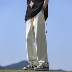 牛仔裤男夏季新款宽松直筒长裤男休闲裤子男款K825-特批-37，男装牛仔裤，星座718-1