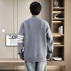【直播】8731-P602025年秋季时尚毛衣针织开衫男士宽松长袖，男装针织衫/毛衣，电商A113
