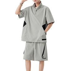 35506-P66大码控108大码夏季男士休闲套装，男装休闲套装，星座209