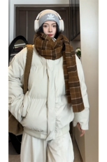 立领棉服防水防污高级感纯色短款港风保暖上衣5D3063-TP70不，男装棉衣，电商A102