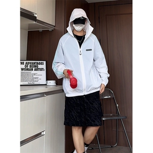 GENIOLAMODE三条杠冰丝防晒衣外套男夏季防紫外线宽松户外钓鱼服图片