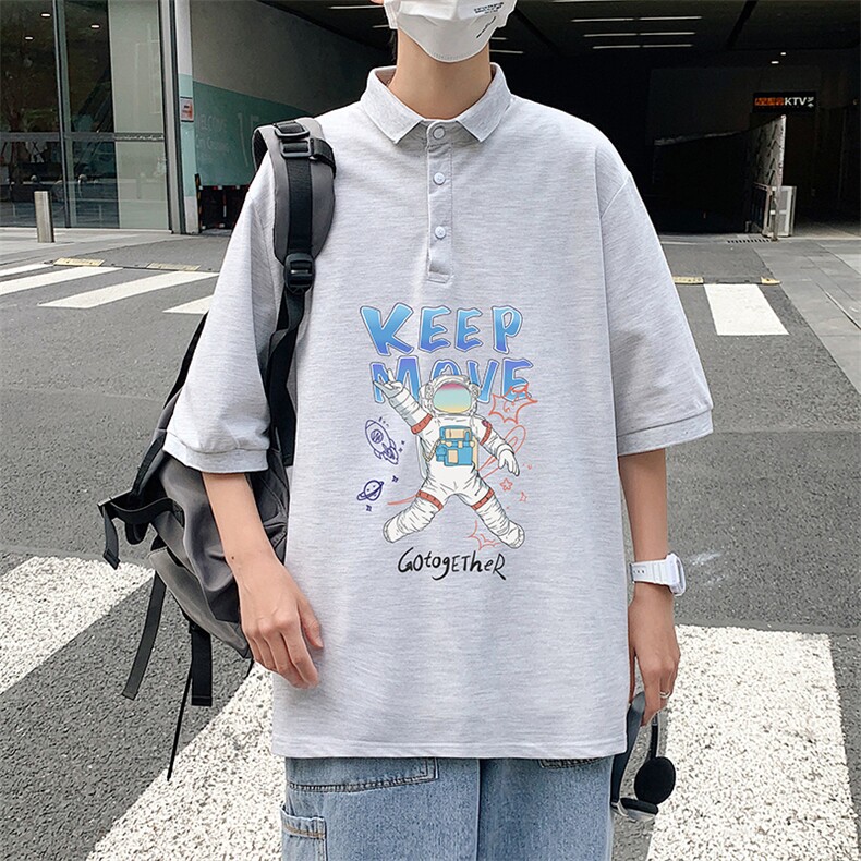 PL57175-P35翻领短袖polo衫男大码胖子半袖t恤男有领保罗衫模特，男装Polo衫，电商A040