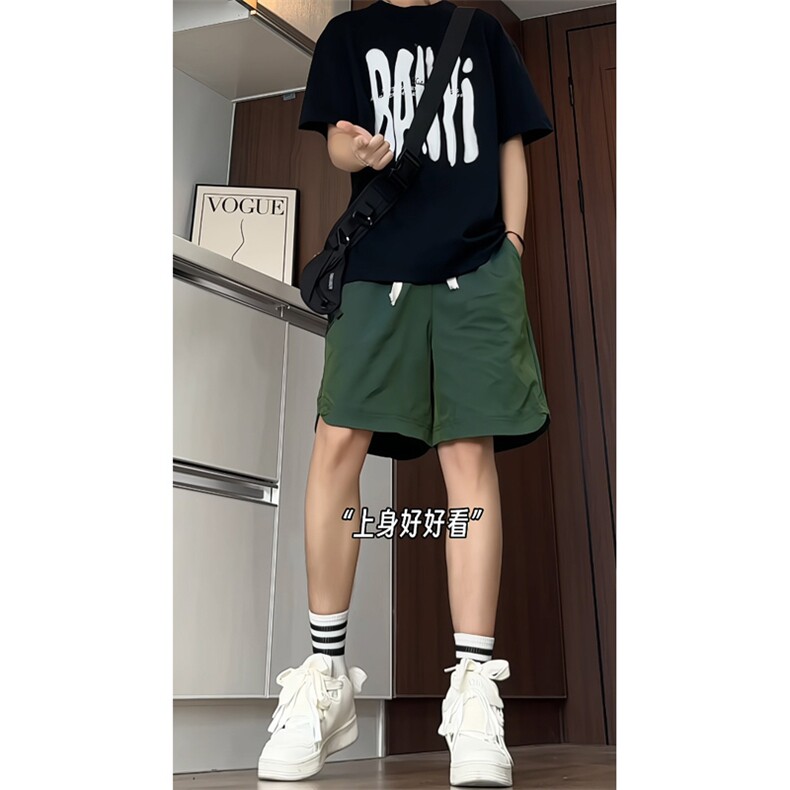 量大优供视频变色龙冰丝短裤男DK017-特p25,男装牛仔裤,电商B371