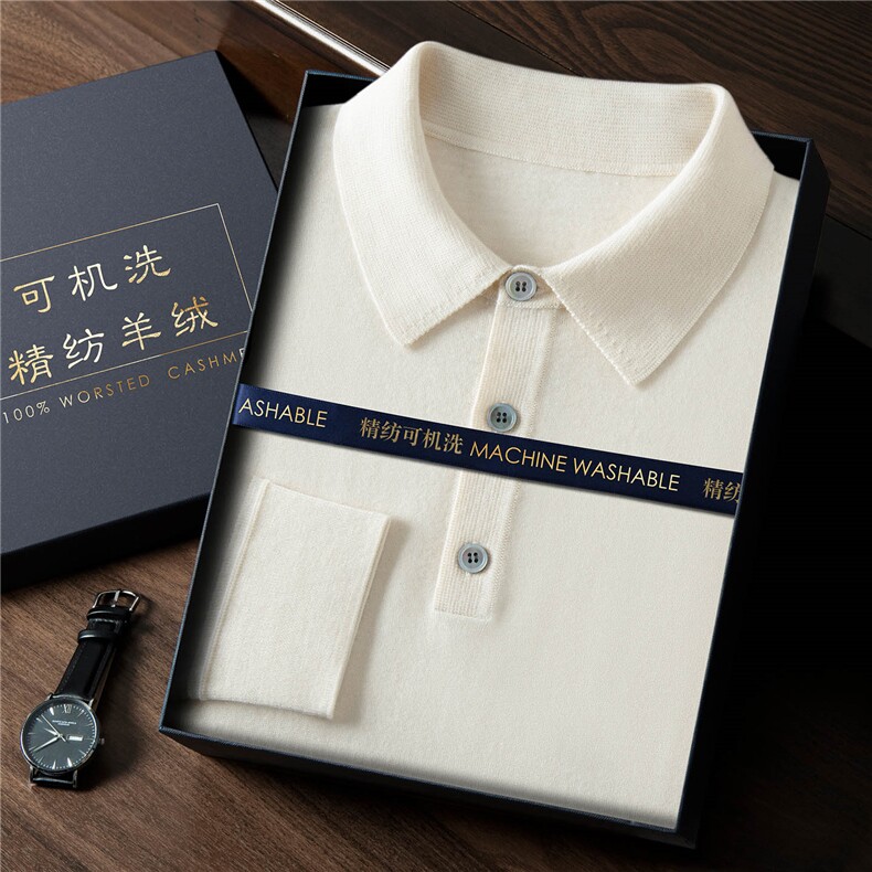 2025年秋季套头常规款时尚都市衬衫领宽松POLO长袖图片
