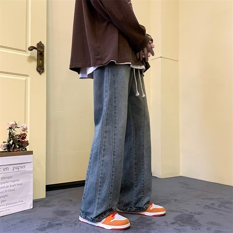 2022美式vibe风裤子vintage古着牛仔裤男ins高街工装裤K4741-P46,男装牛仔裤,星座512-2