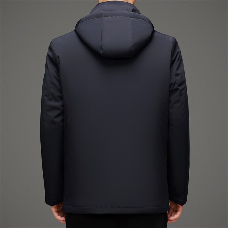 秋冬新款可脱卸羽绒服内胆休闲保暖上衣男装品端简约质感外套,男装羽绒服,钱塘6003（原4033）