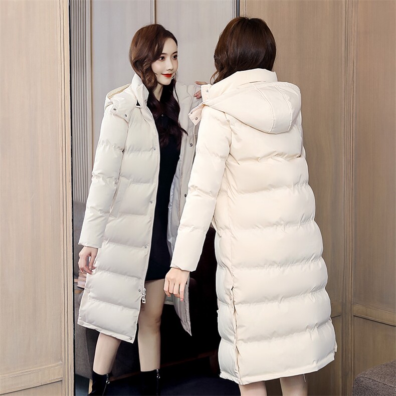 潮流舒适时尚棉衣/棉服中长款2023年冬季休闲长袖，女装棉衣/棉服，依如秀(原杭风阁)