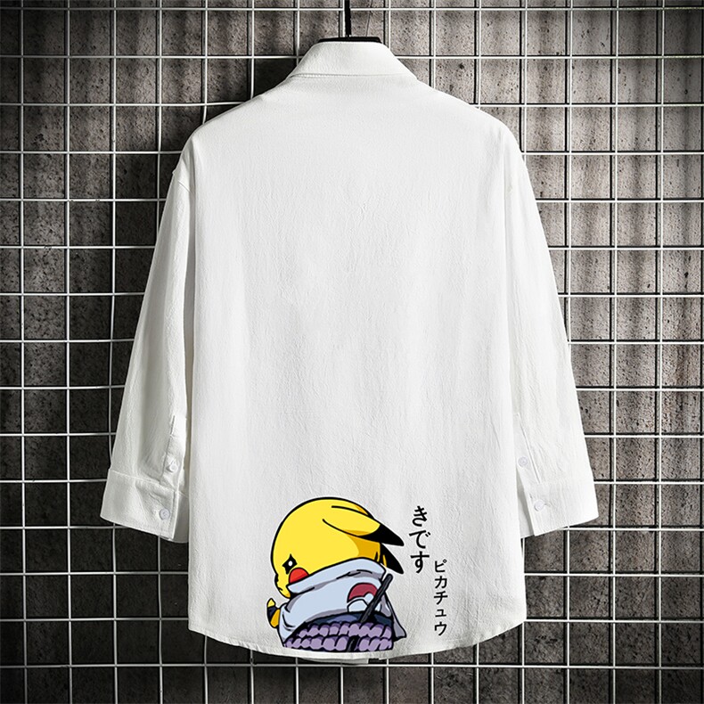 QC58036-P45亚七分袖衬衫男大码五分袖衬衣男短袖网格挂拍,男装衬衫,电商A040A