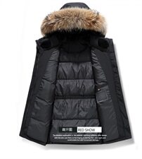 电商B2472020冬季新款加厚羽绒服带毛领可脱卸外套潮8916，男装羽绒服，电商B247