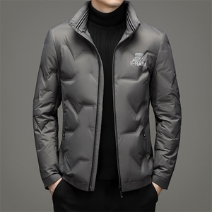 冬装新款商务休闲纯色羽绒服中青年男士立领面包服SNDAF3323-P240图片