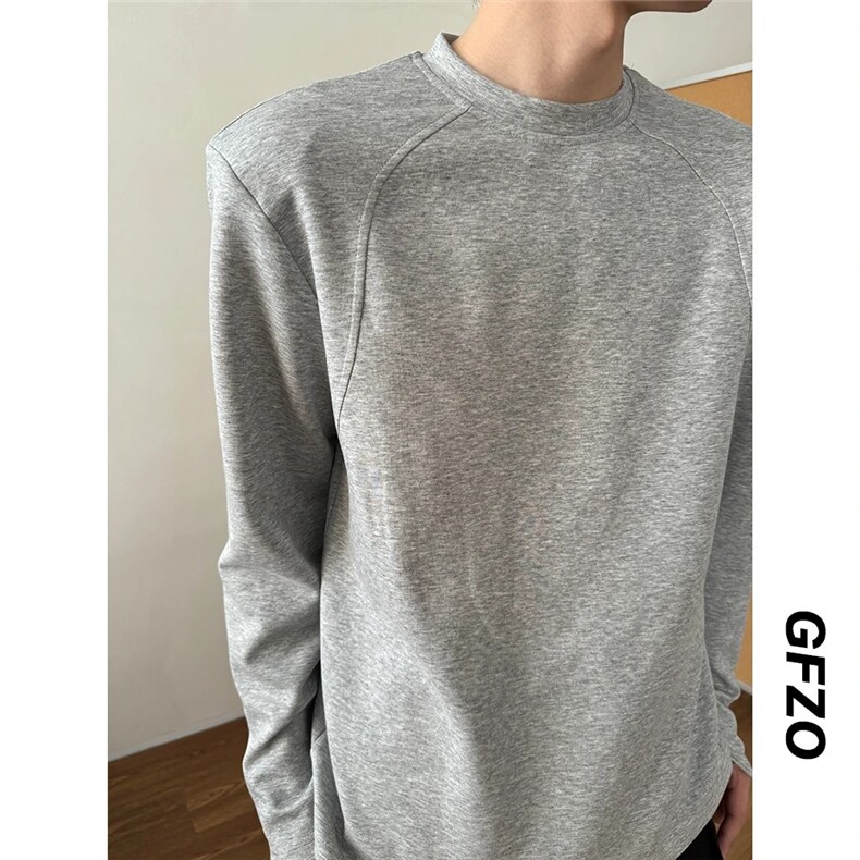【网图慎用】结构拼接320克华棉卫衣果冻棉垫肩 W981/特P20图片