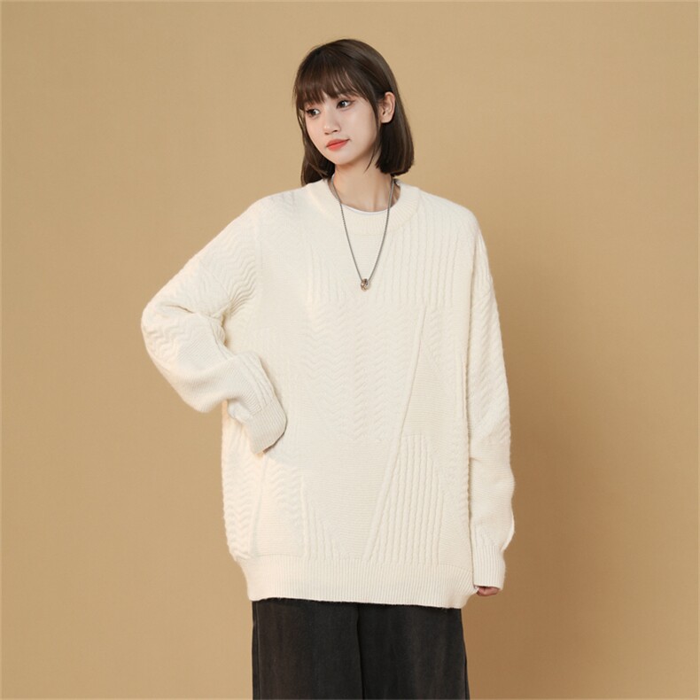 M8179/P65冬季毛衣男冬季慵懒?潮牌针织衫秋冬美式复古保暖外套，男装针织衫/毛衣，电商A141