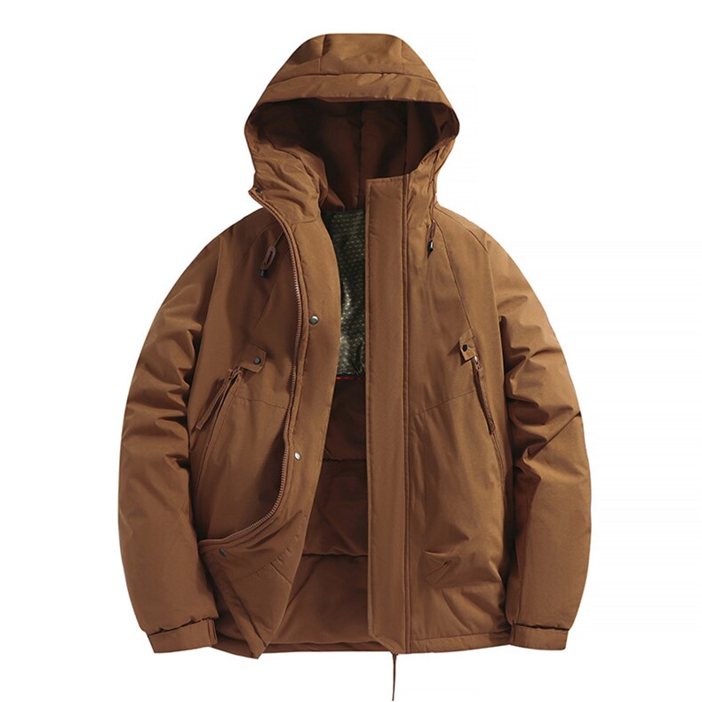 XZ-221/MF890/P80冬季加厚保暖冲锋衣防水男女款连帽棉服外套,男装夹克,星座221