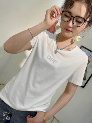 夏季新款超舒适棉T，女装，云落伊里