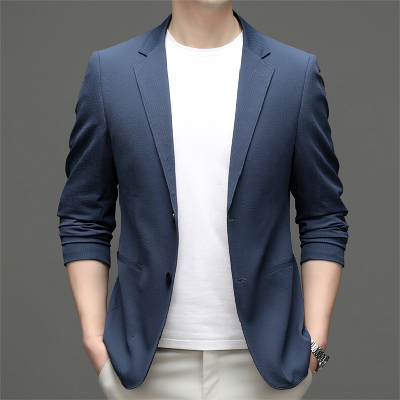 秋季新款西装男西服简约外套西服商务休闲小西装单西,男装西服,电商B360