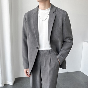 现货2025秋季轻熟风休闲西服外套男单西装X15P130（有套装190）图片