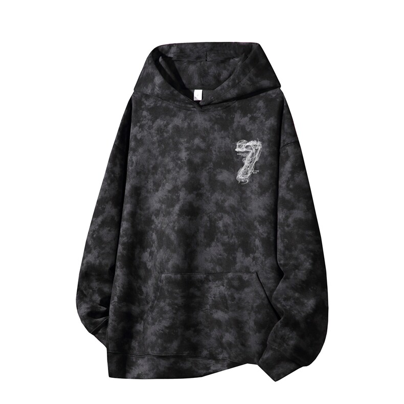 得物供货、重磅420克现货麂皮绒扎染卫衣HD019-1-WL25392ZR-P45,男装卫衣,电商019-1
