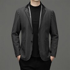 K2227钱塘2020-2春秋新款时尚休闲帅气中青年男士西服外套P137，男装皮衣，钱塘207-2