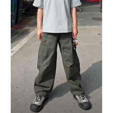 美式复古机能伞兵裤，休闲宽松，网图-A061-AX01391-特P55，男装休闲裤，电商A061