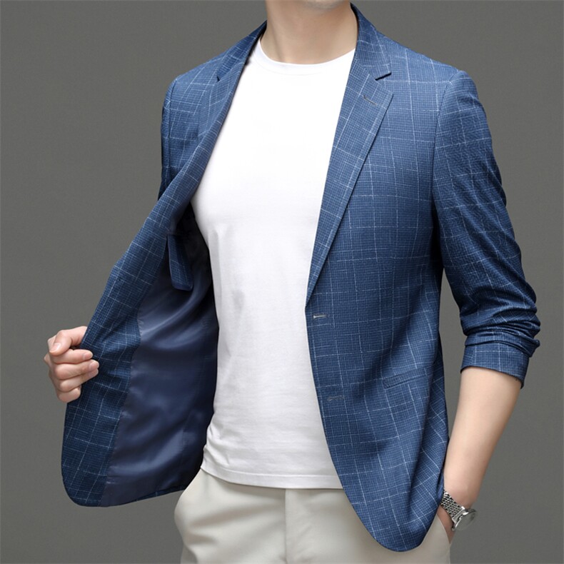 M5565-1钱塘2020-3春夏新款男士商务休闲西服潮流百搭外套P135,男装西服,钱塘207-3