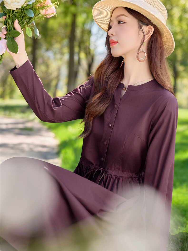 8806-2时尚气质显瘦连衣裙,女装连衣裙,倪叶myz
