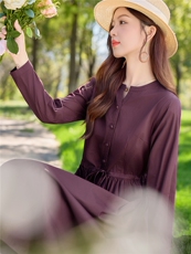 8806-2时尚气质显瘦连衣裙，女装连衣裙，倪叶myz