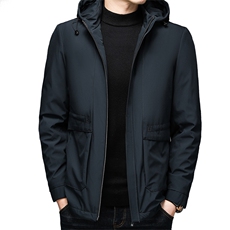 V3586钱塘2020-3新款冬季厚款商务休闲中年男士90鸭绒羽绒服P158，男装羽绒服，钱塘207-3