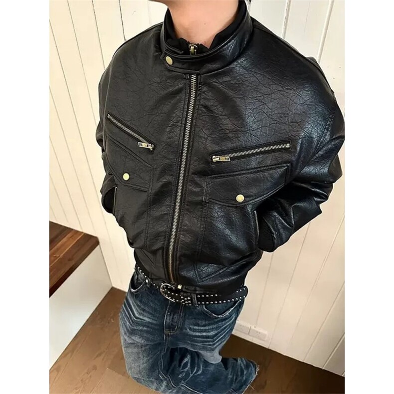 【现货】DMF2269-特批128自制原版皮衣高品质外套非揭阳货,男装皮衣,星座603-2