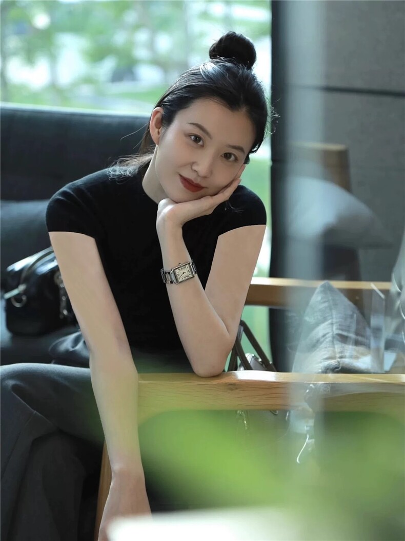 法式春季套头短袖圆领时尚气质飞飞袖，女装T恤，雪真羊绒