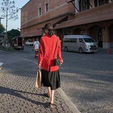 2021新款灯芯绒休闲西装H789P110K178，女装西装，浙宝296A