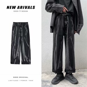扎染牛仔裤男春季高街ins潮裤子港风宽松直筒休闲阔腿裤NK80-P43,男装牛仔裤,星座1008