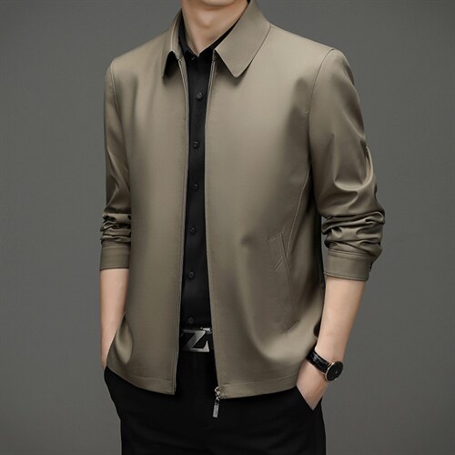 2024年春款休闲时尚高端男士外套上衣夹克P95，男装夹克，电商D223-1