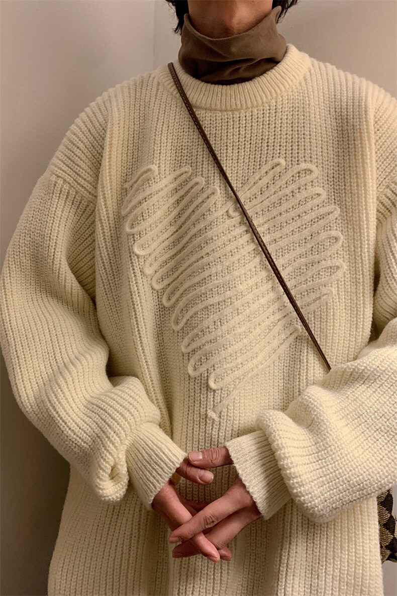 8XL-M特大码毛衣男高品质加厚宽松胖子毛衣针织衫MY1201P58控78,男装针织衫/毛衣,电商D206-1