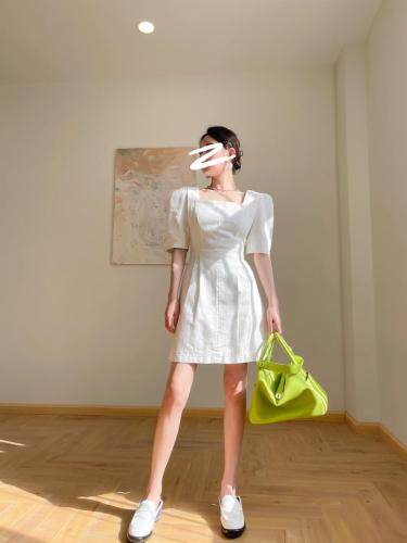 【现货】牛仔棉修身连衣裙，女装连衣裙，LION&CAT(2F)