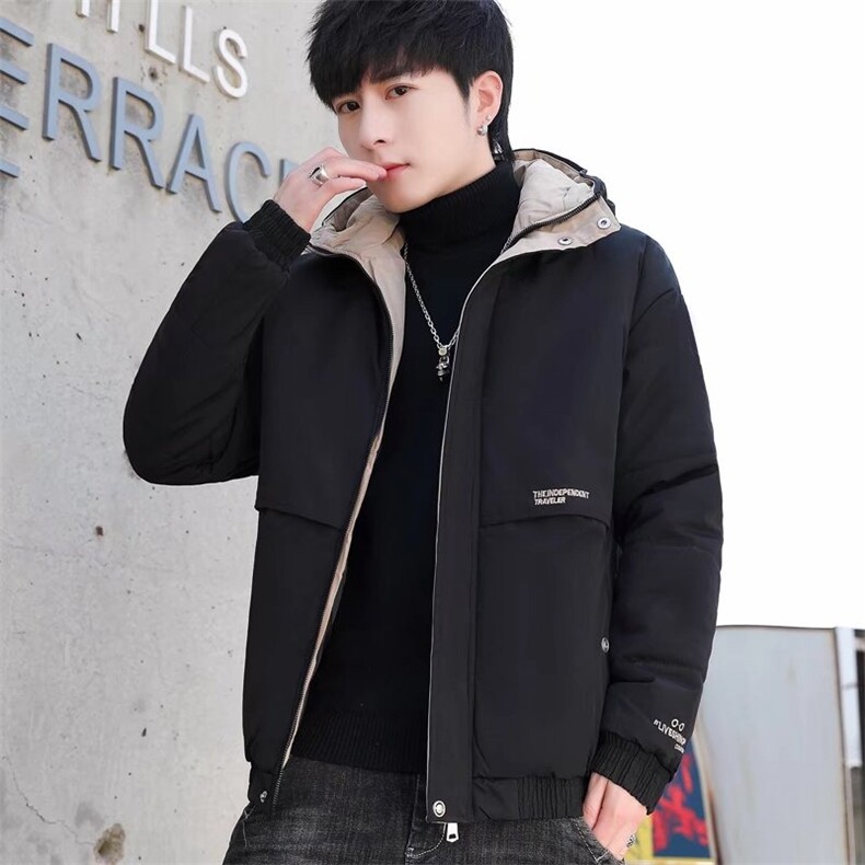 冬季男士棉衣新款加厚棉袄潮牌冬装保暖棉服外套,男装棉衣,星座410-6（原星座1304-1）