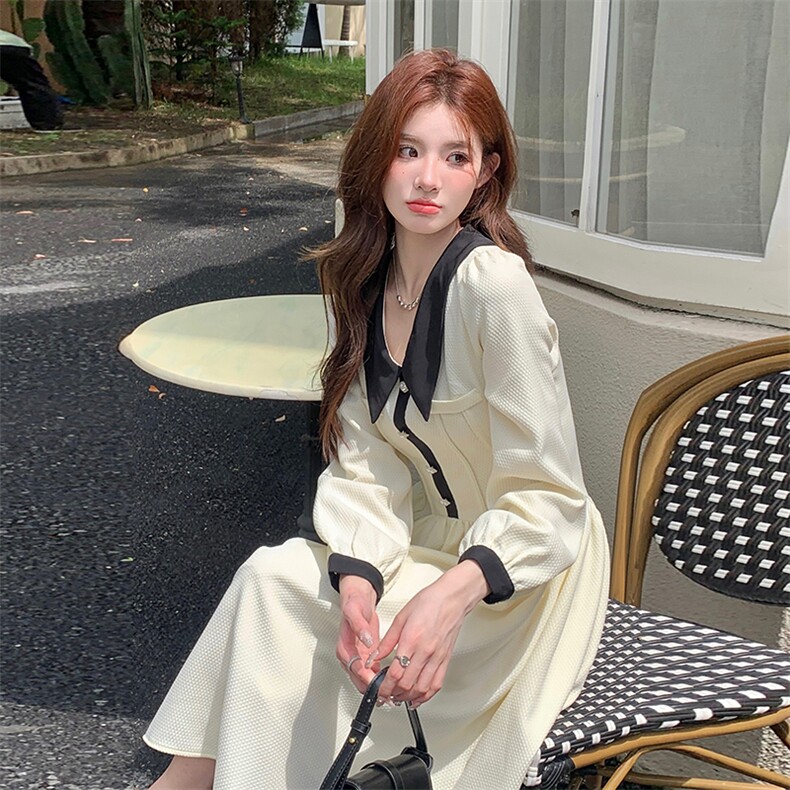【新品首-发】2023年初恋甜美法式连衣裙ZB212-2382-P125-K175,女装连衣裙,浙宝285（原212）