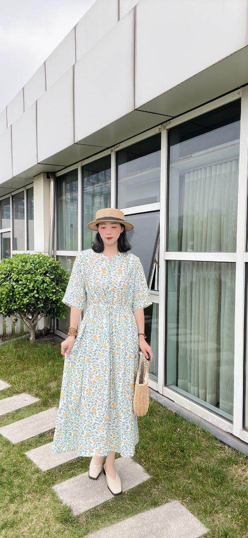 纯苎连衣裙小衫裤子裙子衬衣 时尚风 风淑女风休闲风，女装连衣裙，川哲