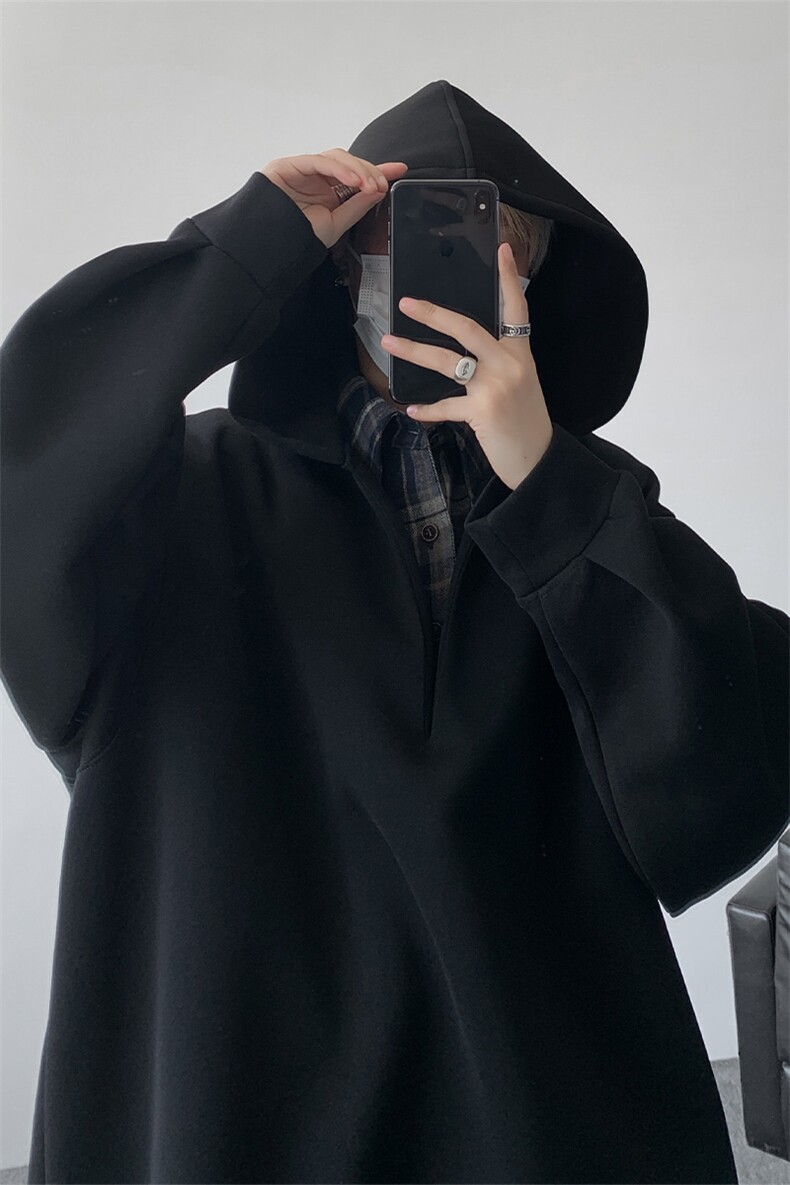 现货WY10178-特p58加绒P68重磅卫衣大码假俩件连帽衫美式外套,女装短外套,电商A059